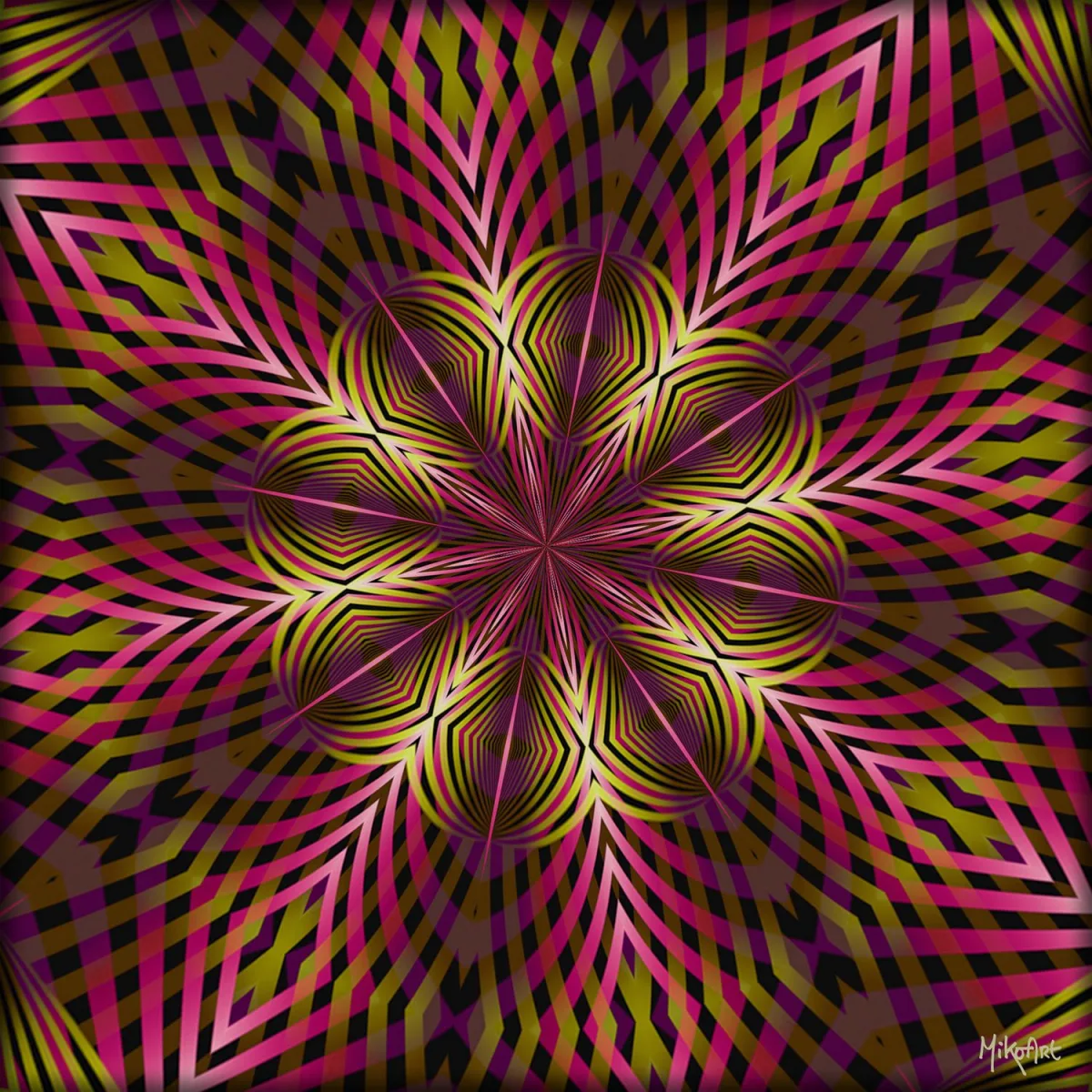 Waves of Symmetry — Epoxy Liquid Gloss® | Serie 01