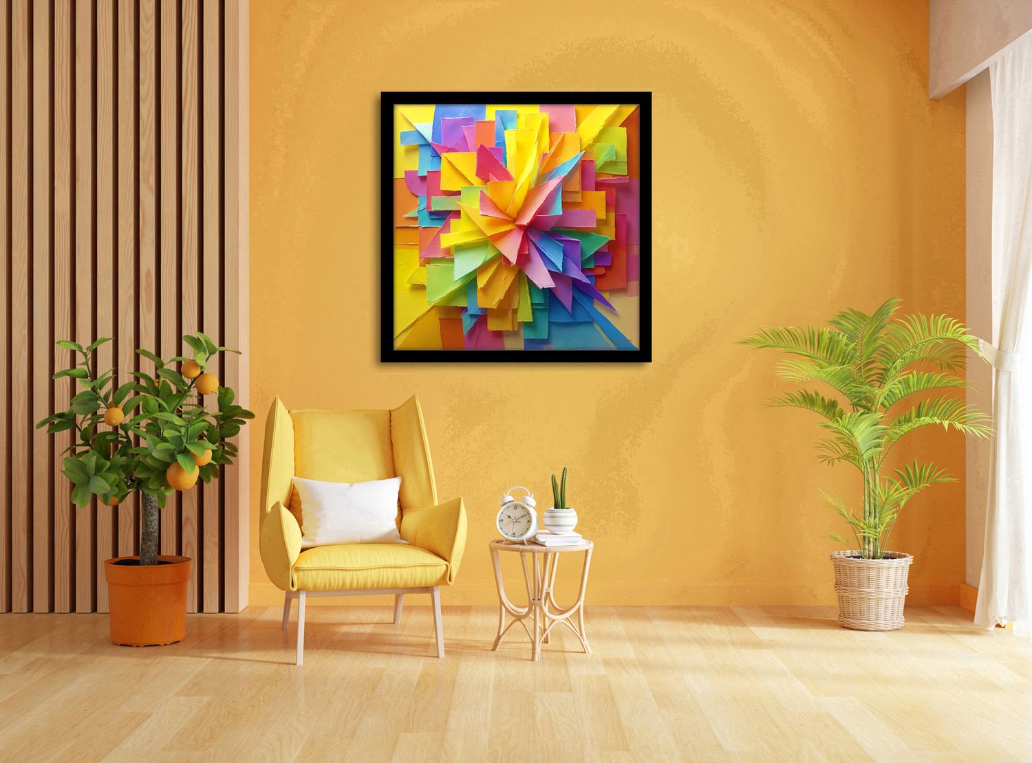 Chromatic Core – uniek Certified Art Giclée™ kunstwerk nr. 0181 van MikoArt — afbeelding 2