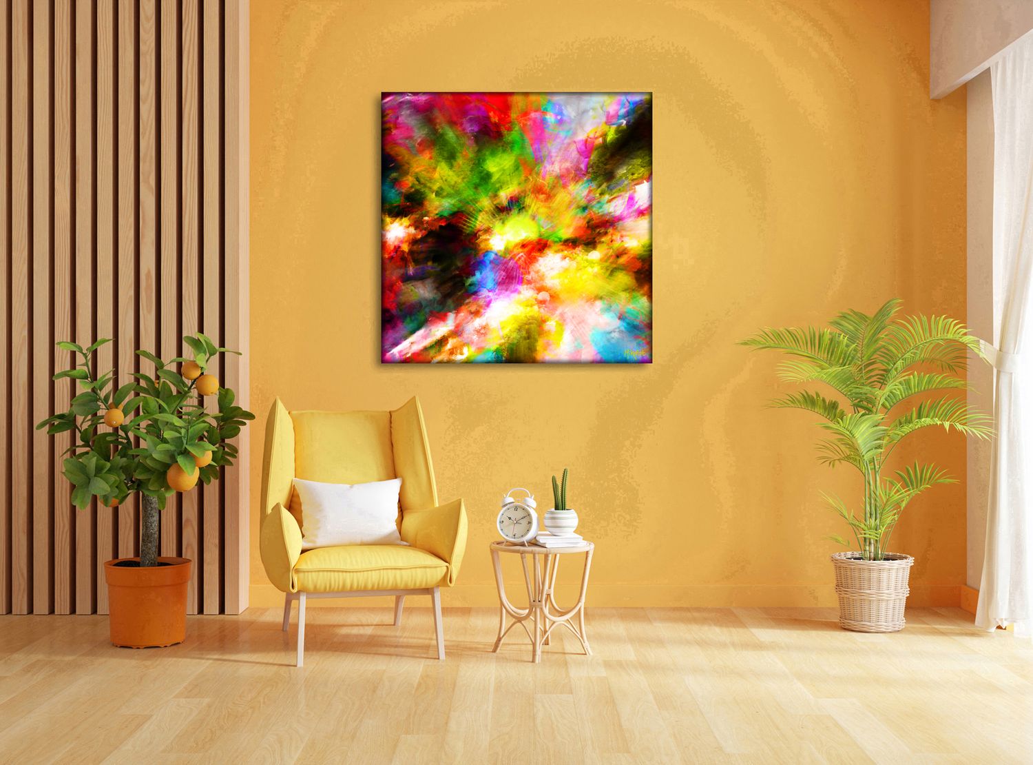 Emotional Spectrum – uniek Liquid Gloss® kunstwerk nr. 0159 van MikoArt — afbeelding 2