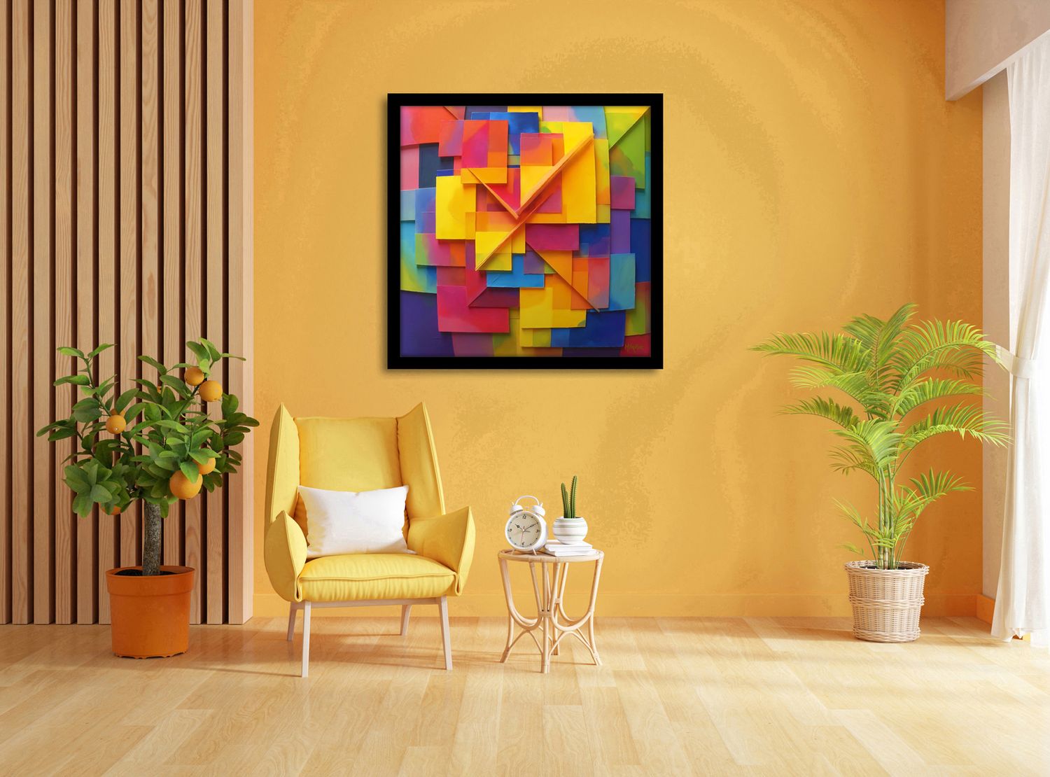 Unfolding Dimensions – uniek Certified Art Giclée™ kunstwerk nr. 0177 van MikoArt — afbeelding 2