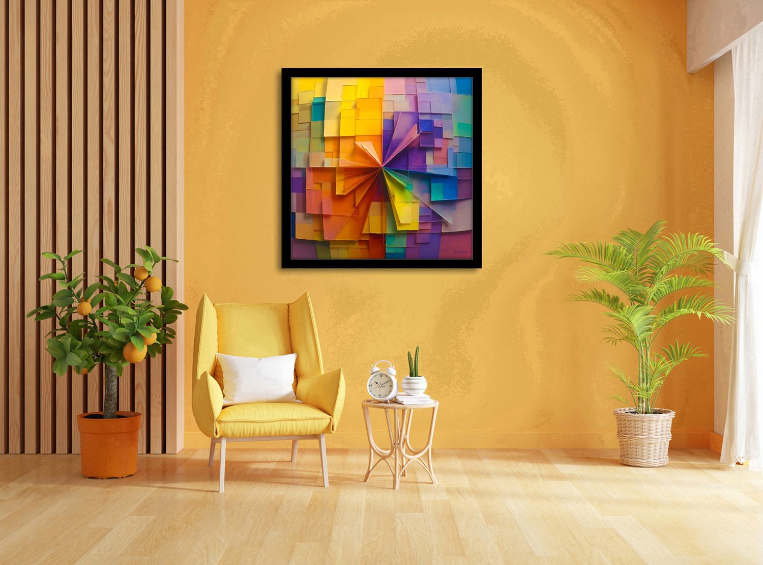 Shifting Perspectives – uniek Certified Art Giclée™ kunstwerk nr. 0176 van MikoArt — afbeelding 2