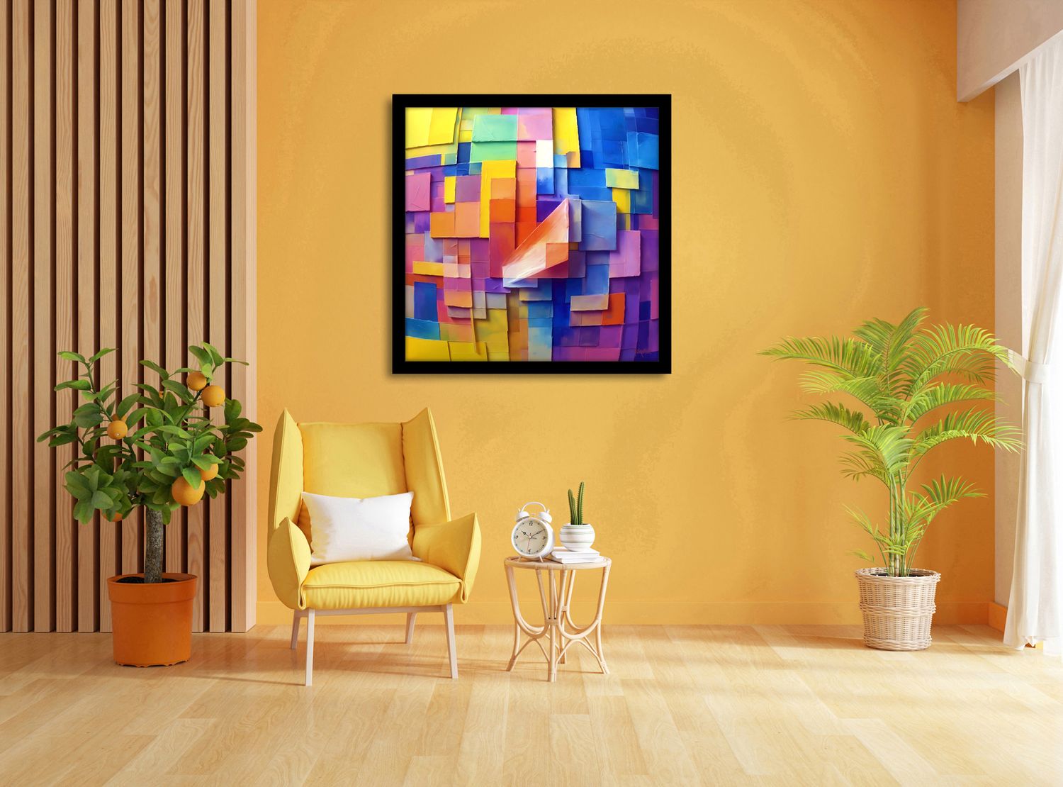 Colour in Suspension – uniek Certified Art Giclée™ kunstwerk nr. 0173 van MikoArt — afbeelding 2