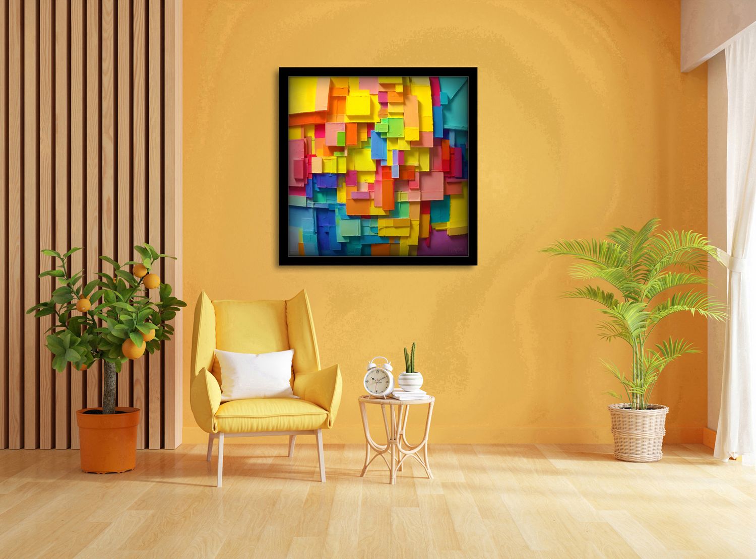 Evolving Structure – uniek Certified Art Giclée™ kunstwerk nr. 0183 van MikoArt — afbeelding 2