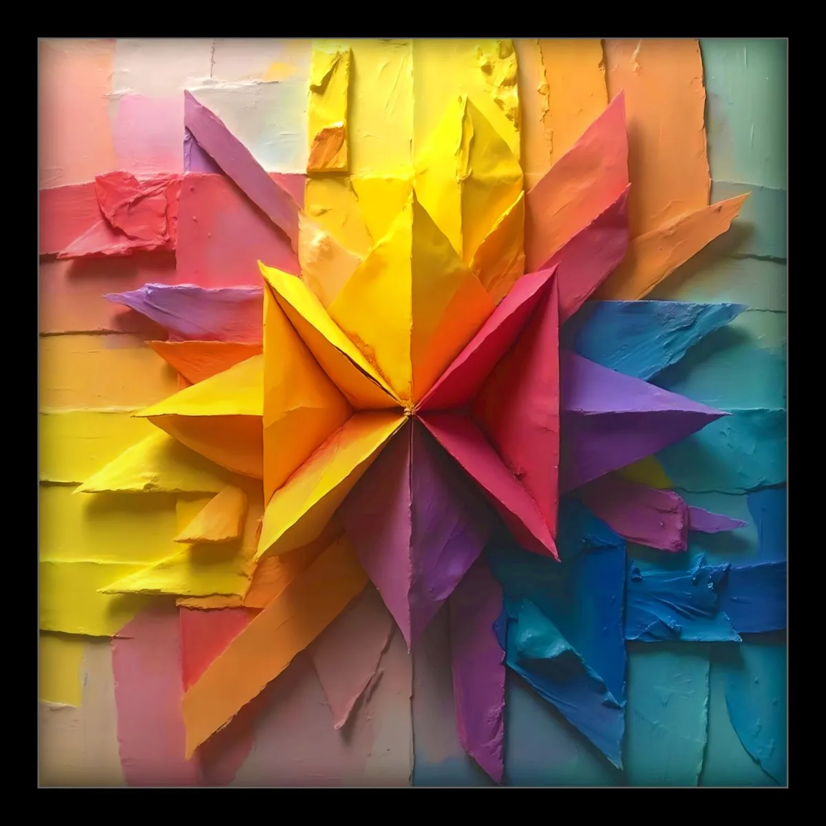 Chromatic Equilibrium — Giclée on Musea Canvas | Serie 01
