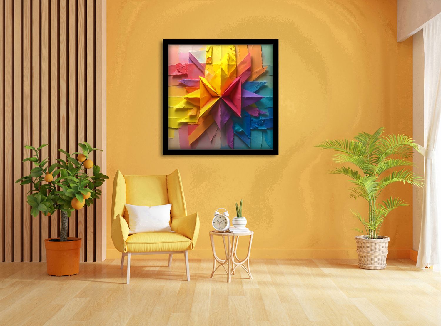 Chromatic Equilibrium – uniek Certified Art Giclée™ kunstwerk nr. 0194 van MikoArt — afbeelding 2