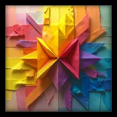 Chromatic Equilibrium — Giclée on Musea Canvas | Serie 01