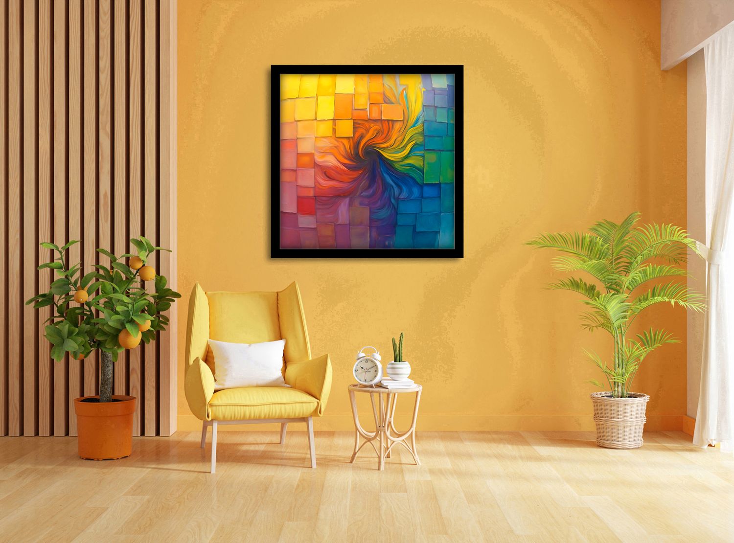 Rhythms in Colour – uniek Certified Art Giclée™ kunstwerk nr. 0197 van MikoArt — afbeelding 2