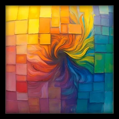 Rhythms in Colour — Giclée on Musea Canvas | Serie 01