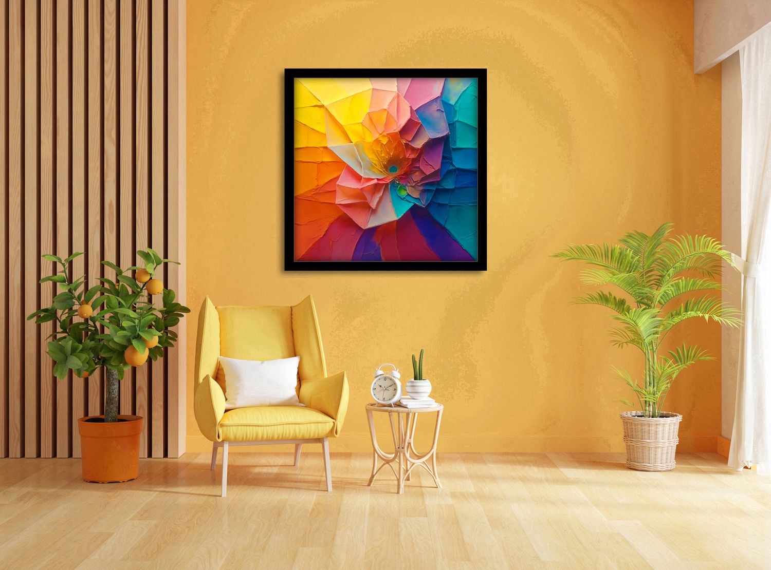Beyond the Structure – uniek Certified Art Giclée™ kunstwerk nr. 0198 van MikoArt — afbeelding 2