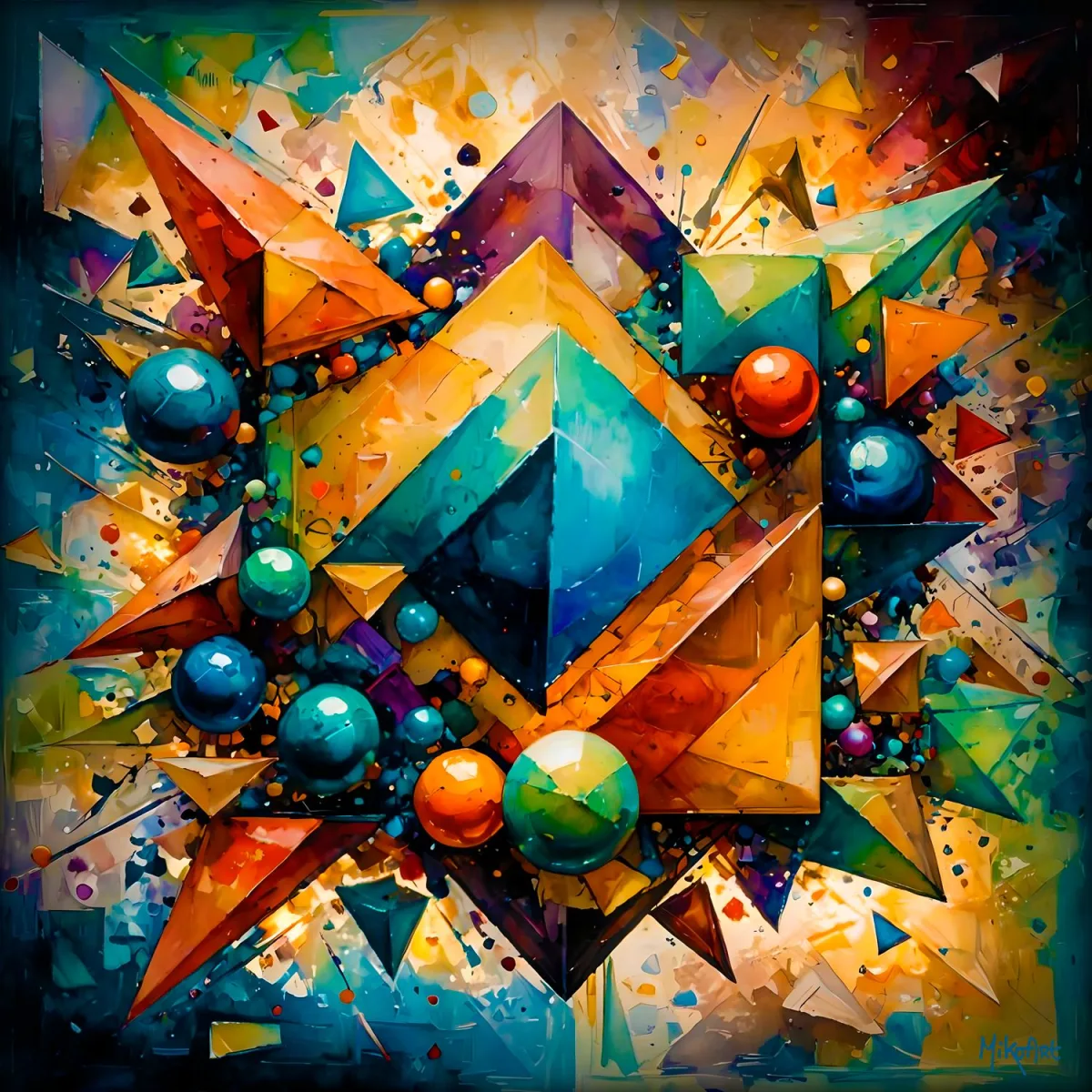 Geometric Pulse — Epoxy Liquid Gloss® | Serie 03