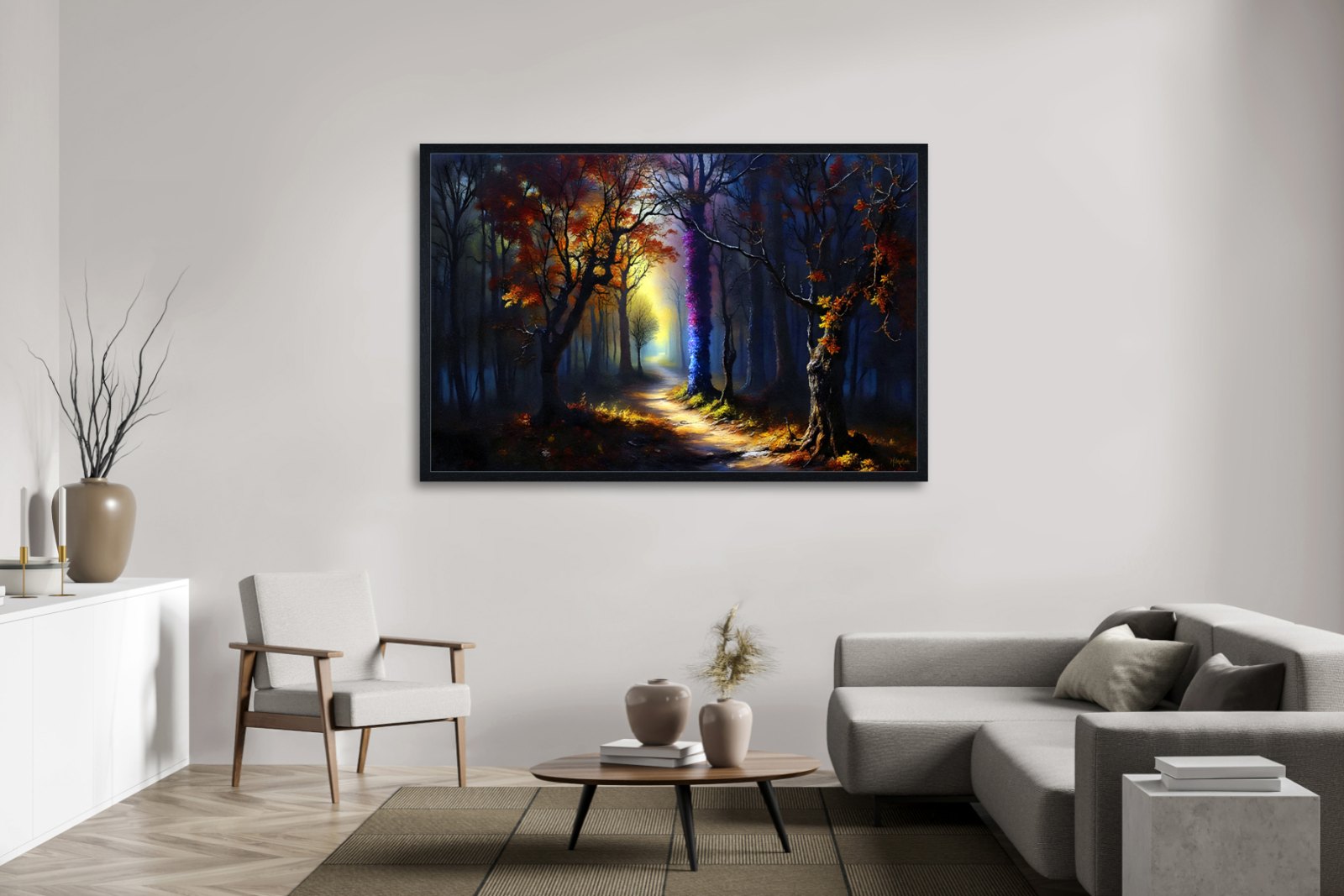 Path of Illumination – uniek Certified Art Giclée™ kunstwerk nr. 0033 van MikoArt — afbeelding 2