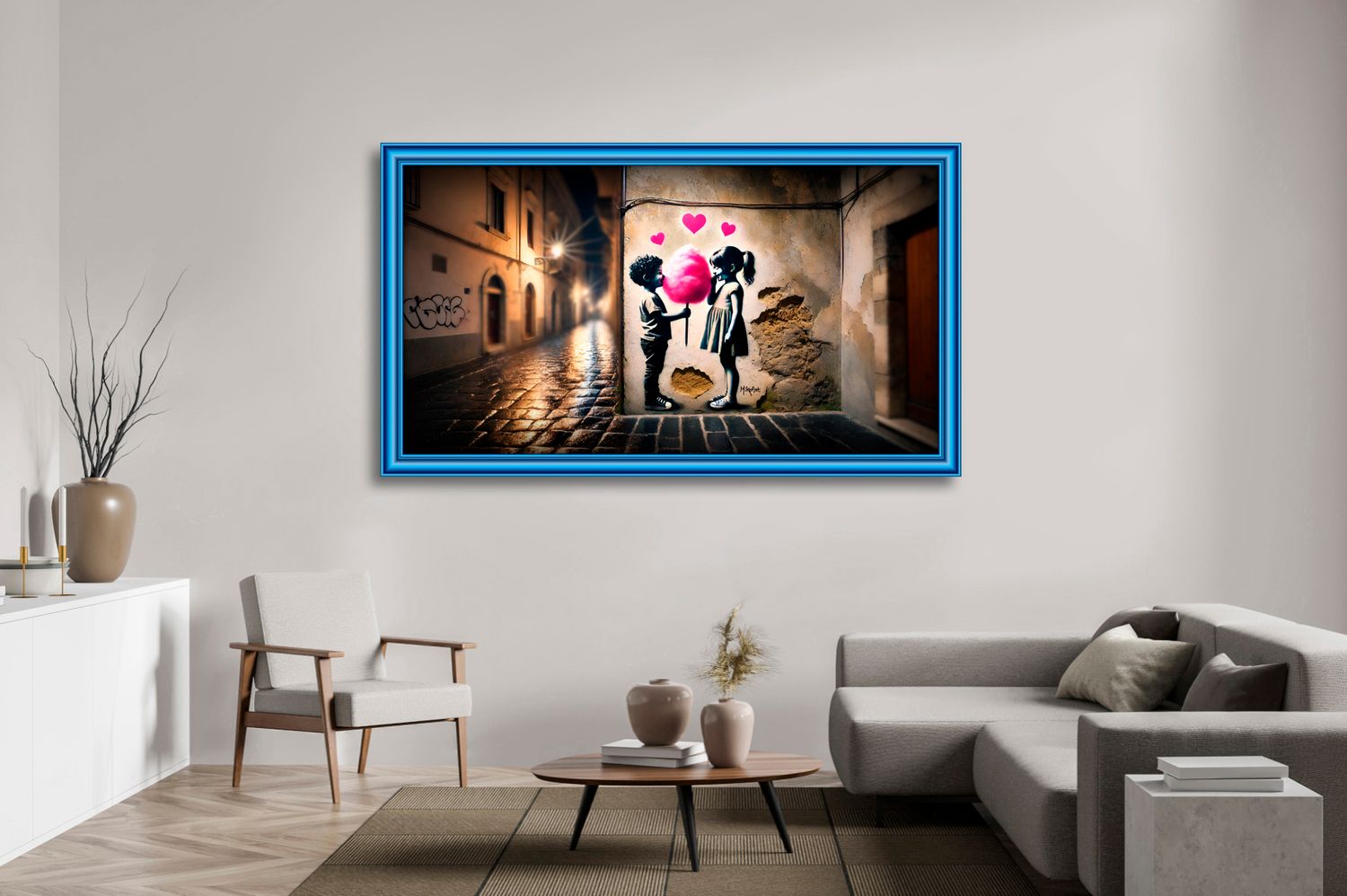 Sweet Love III – uniek Liquid Gloss® kunstwerk nr. 0358 van MikoArt — afbeelding 2