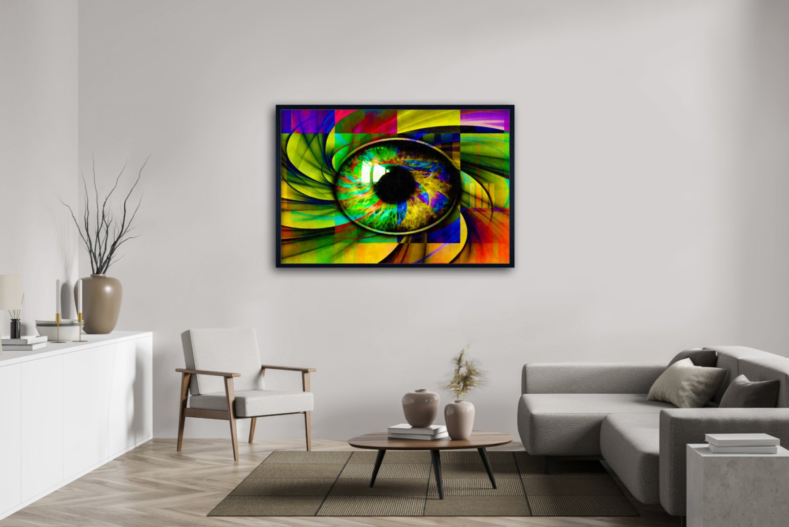Vision in Colour – uniek Certified Art Giclée™ kunstwerk nr. 0145 van MikoArt — afbeelding 2