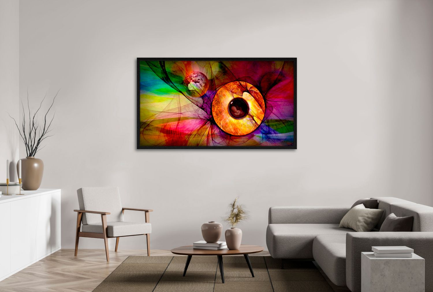 Inner Vision – uniek Certified Art Giclée™ kunstwerk nr. 0007 van MikoArt — afbeelding 2