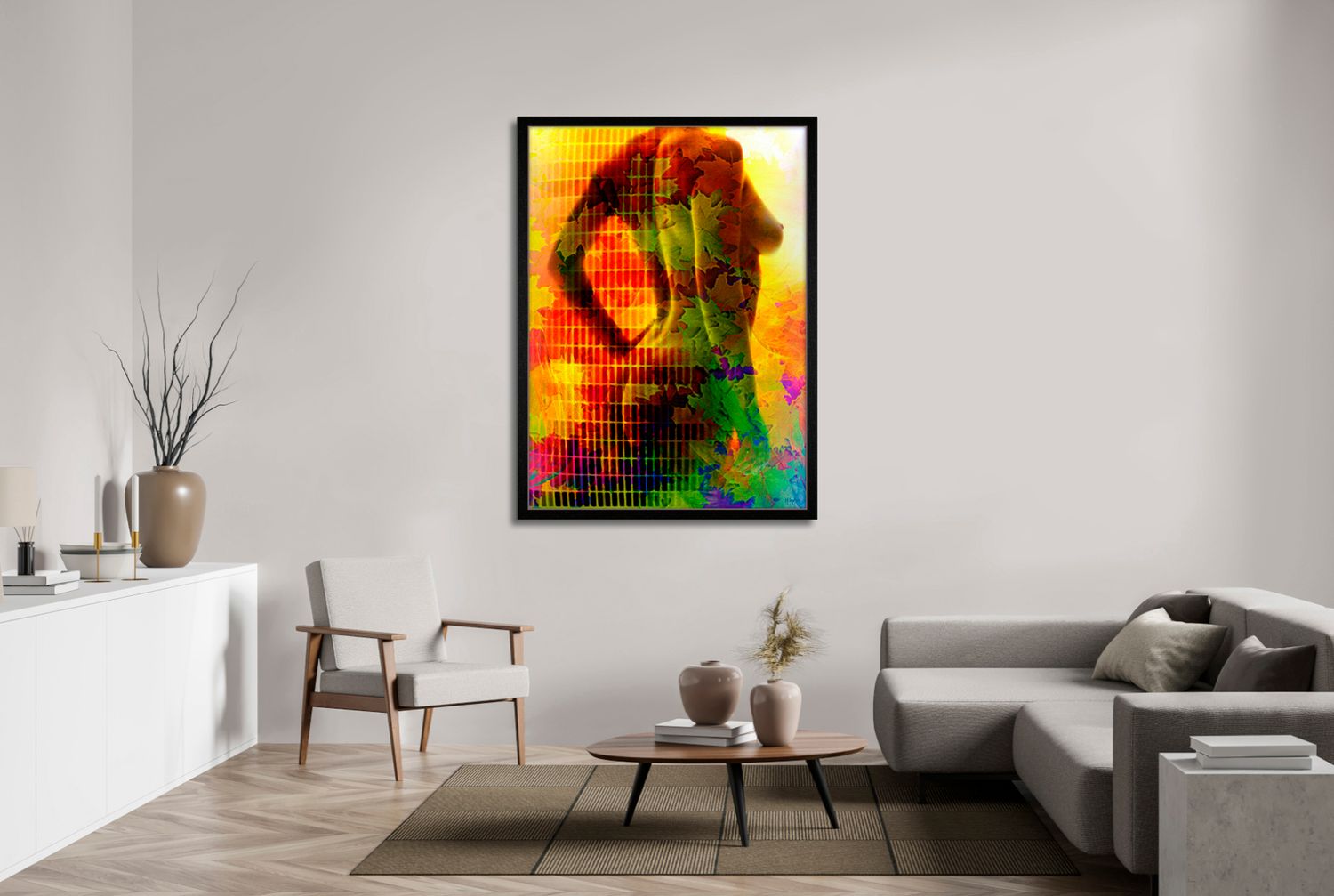 Autumn Muse I – uniek Certified Art Giclée™ kunstwerk nr. 0039.01 van MikoArt — afbeelding 2