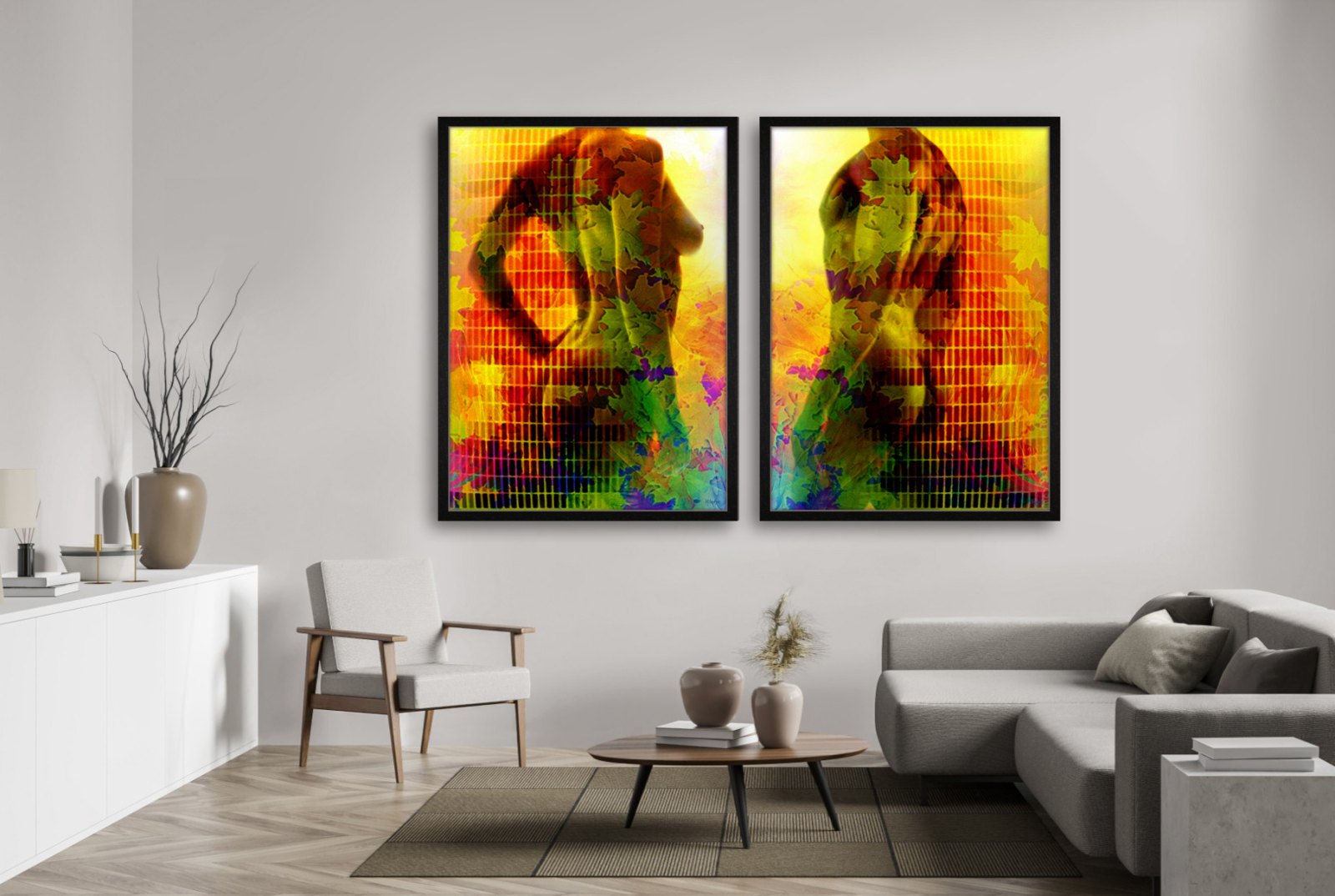 Autumn Muse I – uniek Certified Art Giclée™ kunstwerk nr. 0039.01 van MikoArt — afbeelding 3