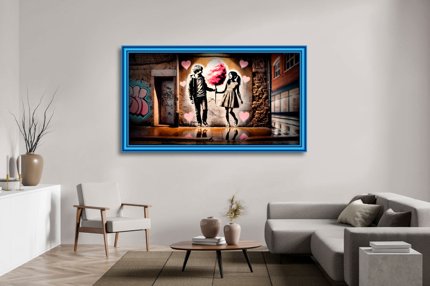 Sweet Love VI – uniek Liquid Gloss® kunstwerk nr. 0361 van MikoArt — afbeelding 2