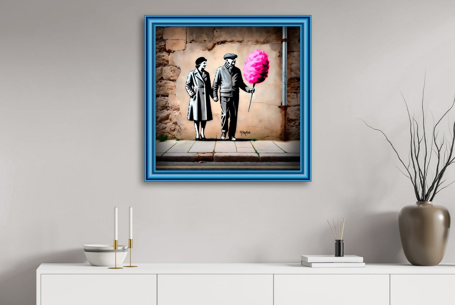 Sweet Love I – uniek Liquid Gloss® kunstwerk nr. 0354 van MikoArt — afbeelding 2
