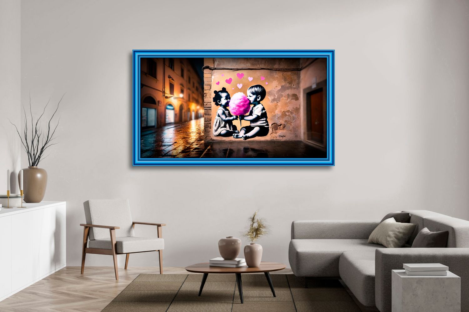 Sweet Love VII – uniek Liquid Gloss® kunstwerk nr. 0363 van MikoArt — afbeelding 2
