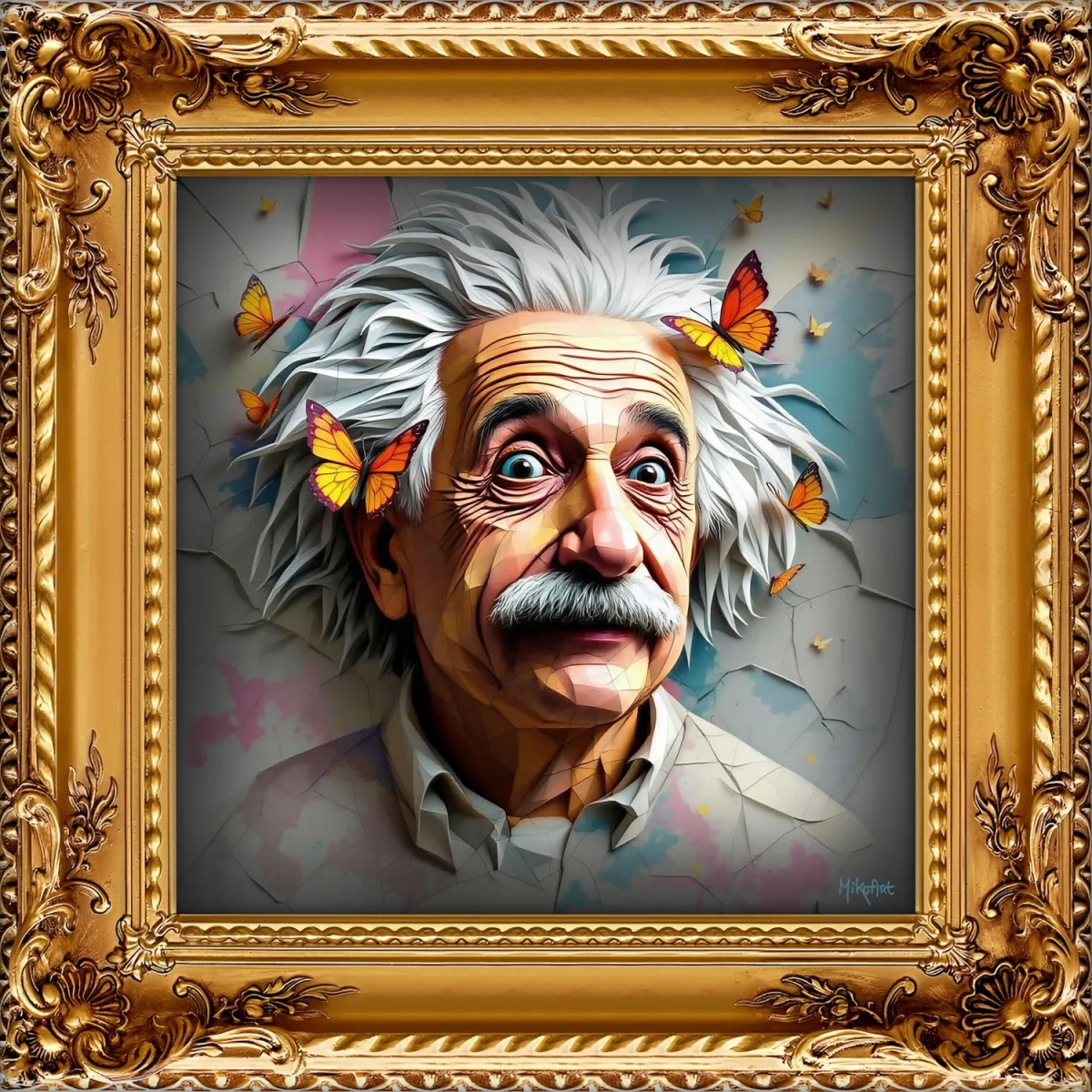 Albert Einstein — Epoxy Liquid Gloss® | Serie 07