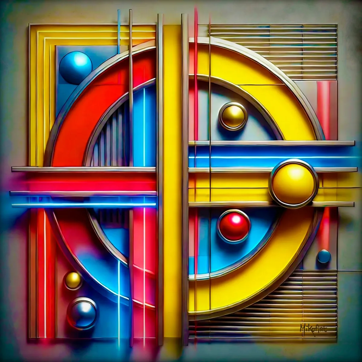 Constructed Rhythm — Epoxy Liquid Gloss® | Serie 02