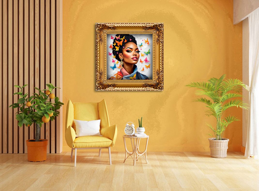 Janet Jackson – uniek Liquid Gloss® kunstwerk nr. 0011 van MikoArt — afbeelding 2