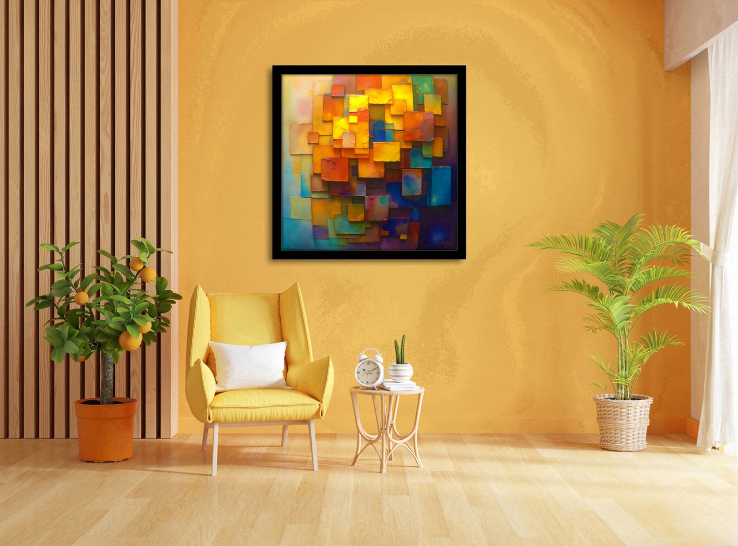 Layers of Perception – uniek Certified Art Giclée™ kunstwerk nr. 0188 van MikoArt — afbeelding 2