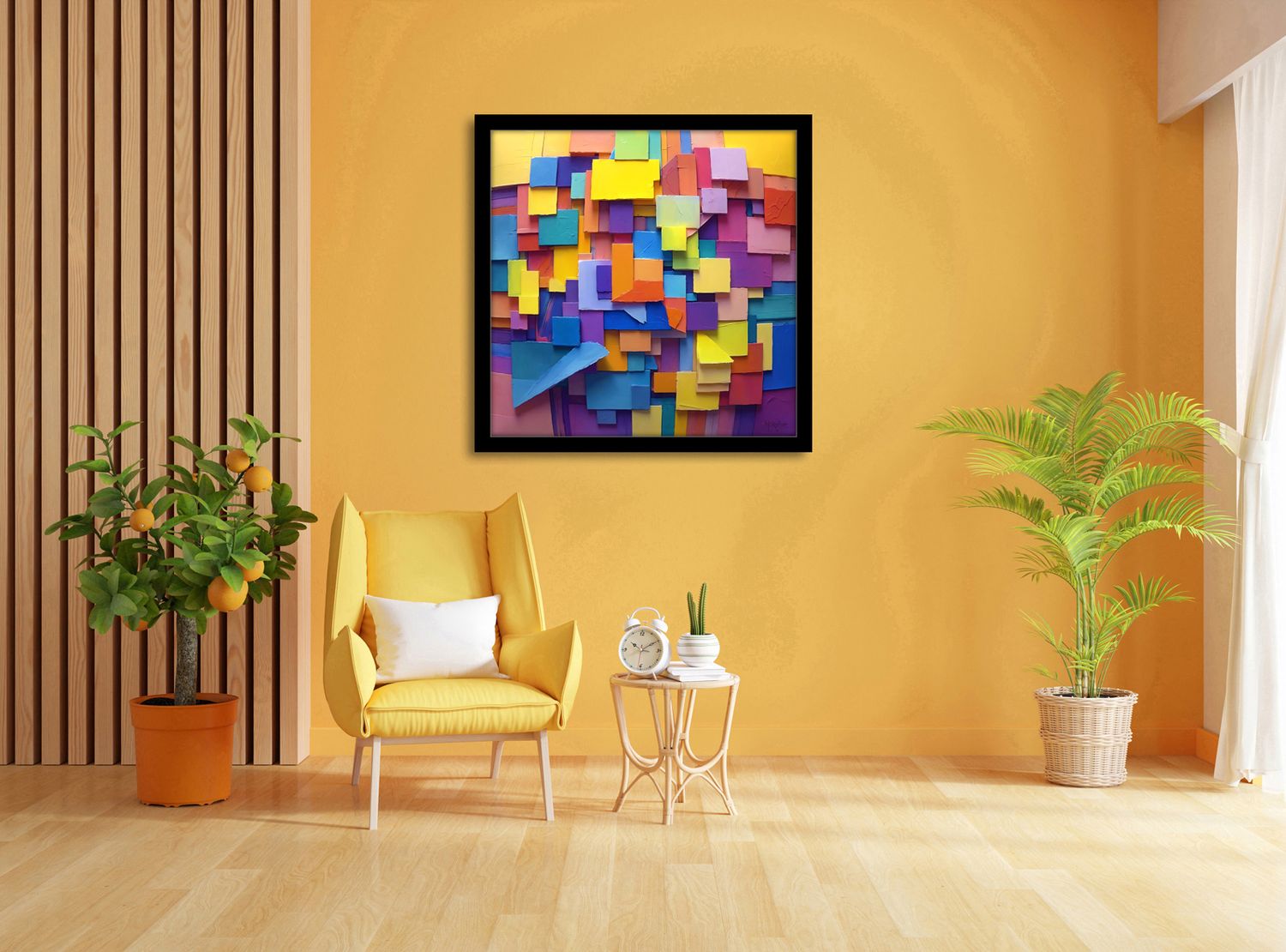 Parallel Rhythms – uniek Certified Art Giclée™ kunstwerk nr. 0172 van MikoArt — afbeelding 2