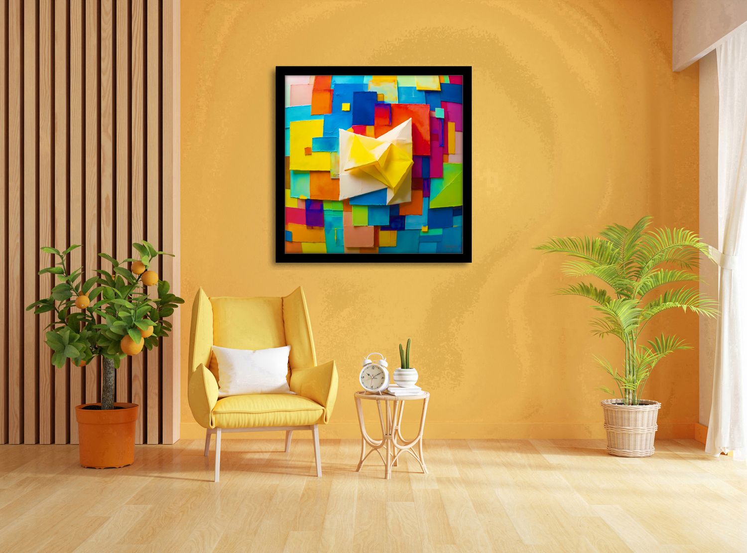 Harmonic Fragments – uniek Certified Art Giclée™ kunstwerk nr. 0184 van MikoArt — afbeelding 2