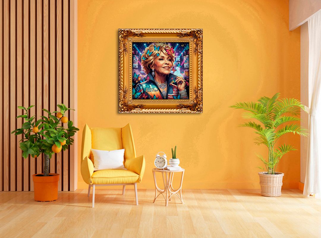 Tina Turner – uniek Liquid Gloss® kunstwerk nr. 0014 van MikoArt — afbeelding 2