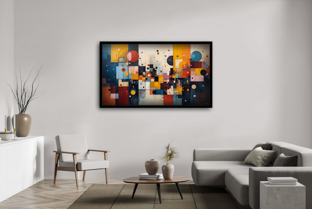 Orbital Horizon – uniek Certified Art Giclée™ kunstwerk nr. 0371 van MikoArt — afbeelding 2