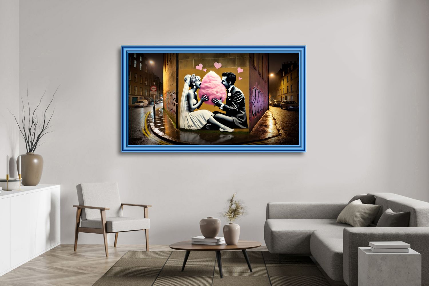 Married Love – uniek Liquid Gloss® kunstwerk nr. 0368 van MikoArt — afbeelding 2