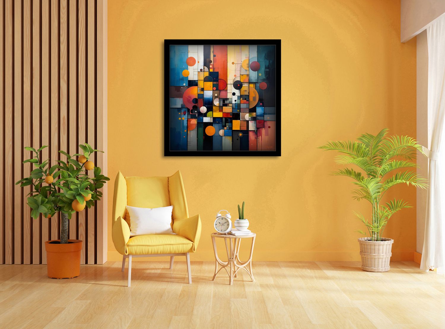 Vertical Rhythm – uniek Certified Art Giclée™ kunstwerk nr. 0372 van MikoArt — afbeelding 2