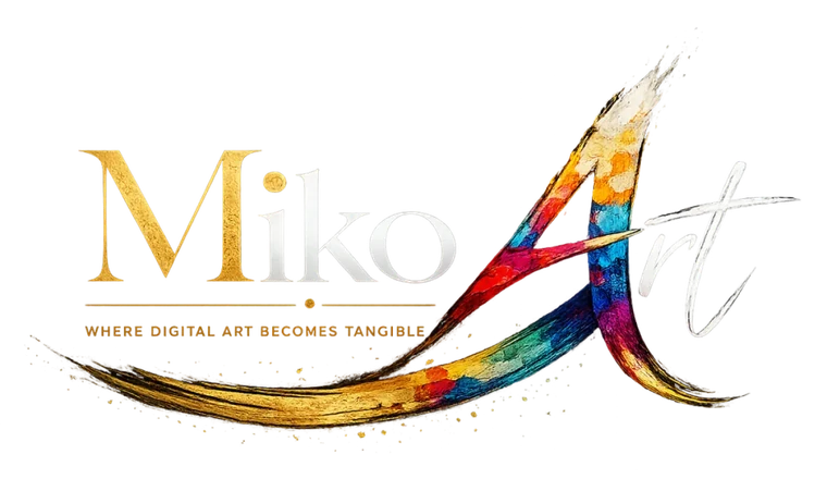 MikoArt — Waar digitale kunst tastbaar wordt.